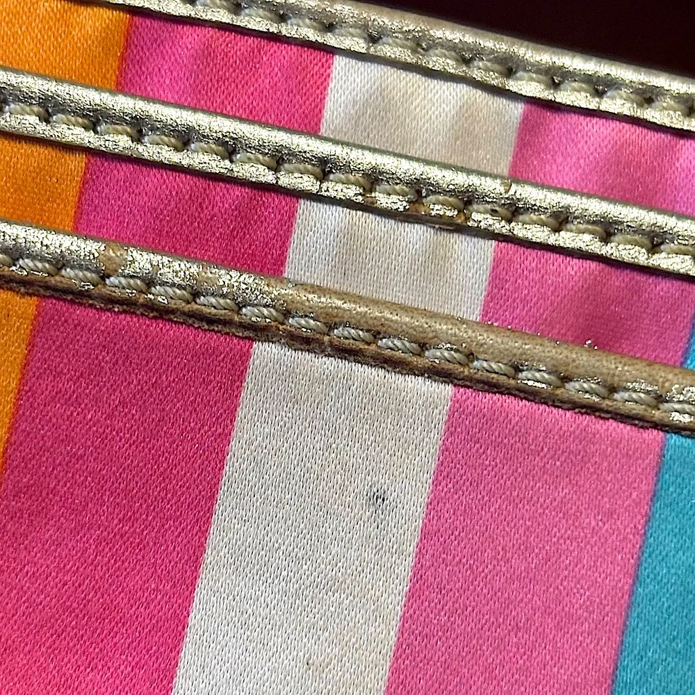 Coach • Y2K Multicolour Striped Card Holder-Wallet **CALL OUTS** - Picture 4 of 10